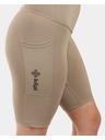 Kilpi Dámské krátké legíny Kilpi ARTEMI-W s funkcí OPTI-DRY Khaki