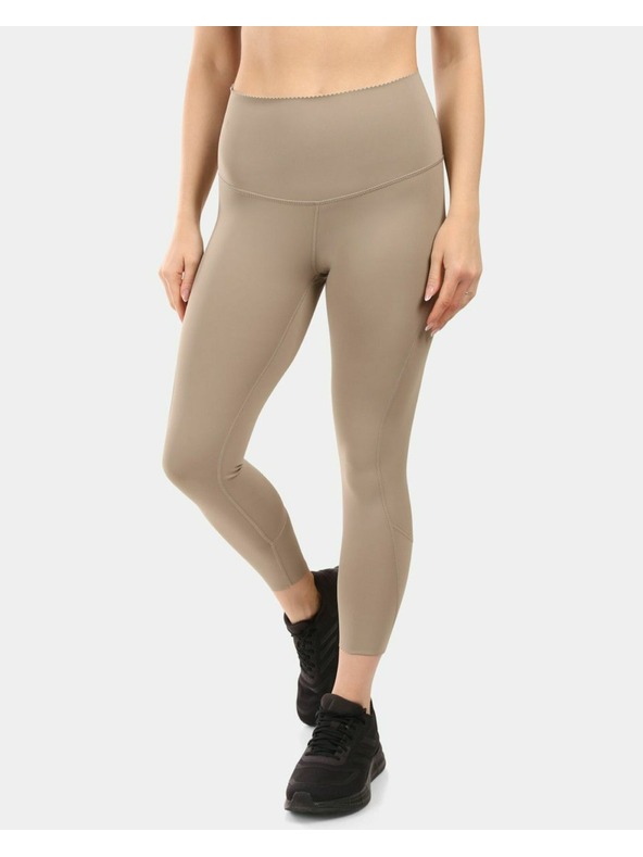 Kilpi Dámské fitness legíny Kilpi RIVIAN-W, s funkcí OPTI-DRY Khaki