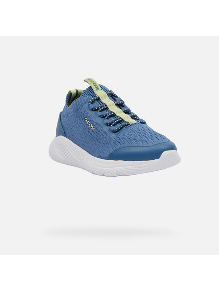 Geox Modré chlapecké tenisky Geox Sprintye