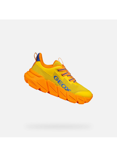 Geox Žluté chlapecké tenisky Geox Flexyper Fast