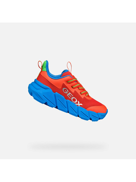 Geox Červené chlapecké tenisky Geox Flexyper Fast