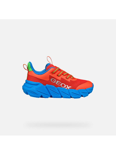 Geox Červené chlapecké tenisky Geox Flexyper Fast