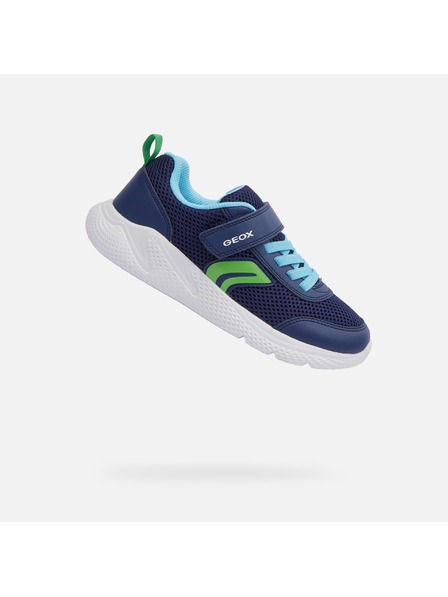 Geox Tmavě modré chlapecké tenisky Geox Sprintye