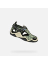 Geox Olivové chlapecké sandály Geox Wader