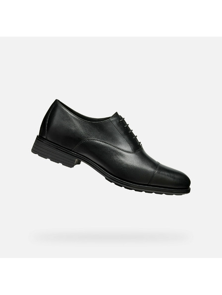 Geox Černá pánská společenská obuv Geox Walk Pleasure F