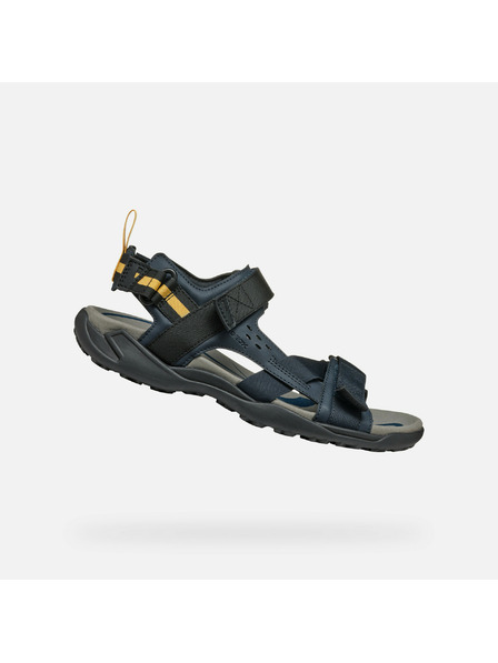 Geox Tmavě modré pánské sandály Geox Terreno + Grip