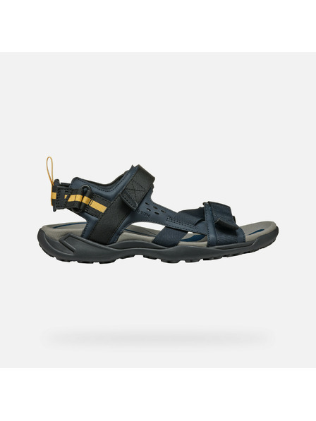 Geox Tmavě modré pánské sandály Geox Terreno + Grip