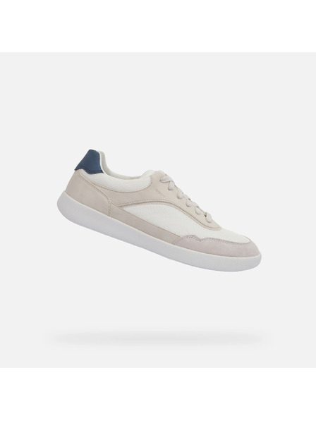 Geox Bílé pánské tenisky Geox Rieti