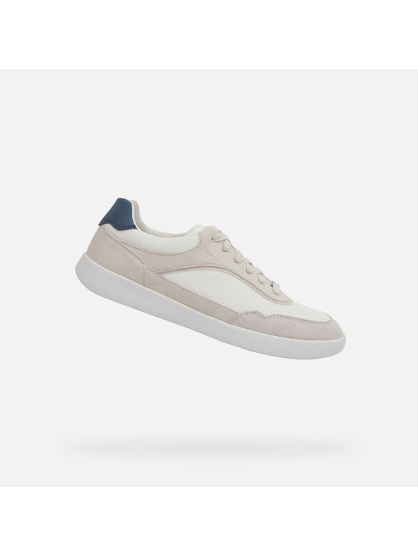 Geox Bílé pánské tenisky Geox Rieti