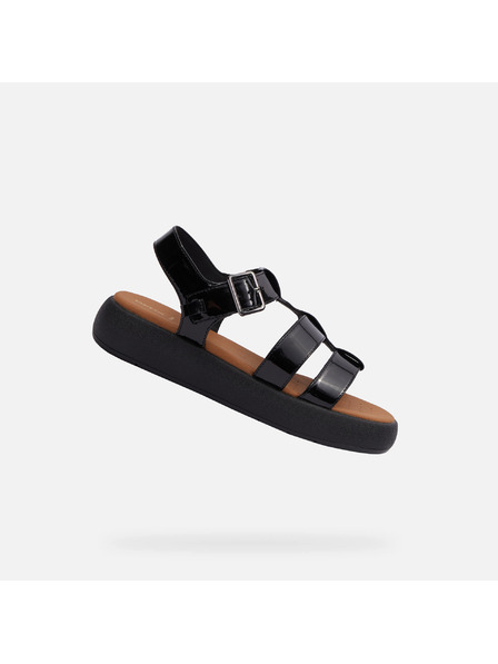 Geox Černé dámské sandály Geox Camalei