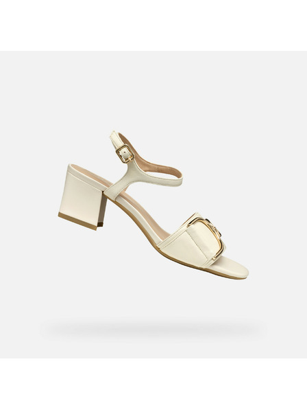 Geox Krémové dámské sandály Geox Neeraklia 50