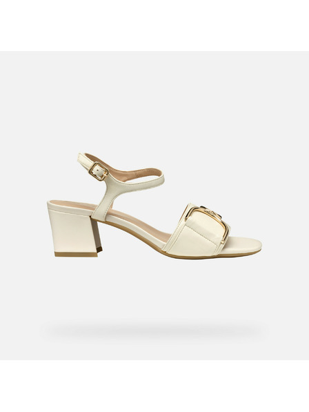 Geox Krémové dámské sandály Geox Neeraklia 50