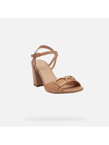 Geox Béžové dámské sandály Geox Neeraklia 80