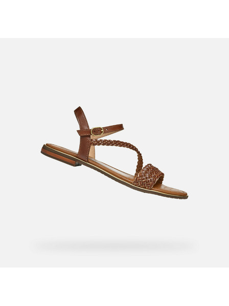 Geox Světle hnědé dámské sandály Geox Sozy Plus