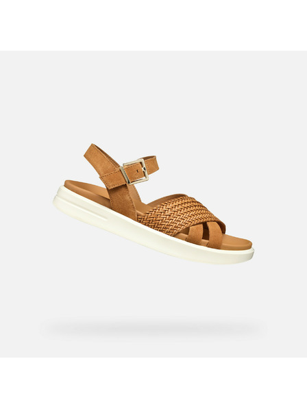 Geox Hnědé dámské sandály Geox XAN2S