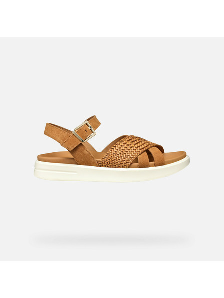 Geox Hnědé dámské sandály Geox XAN2S
