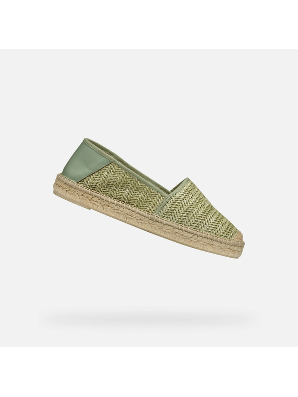 Geox Světle zelené dámské espadrilky Geox Lampedusa