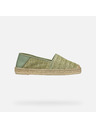 Geox Světle zelené dámské espadrilky Geox Lampedusa