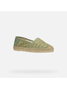 Geox Světle zelené dámské espadrilky Geox Lampedusa