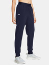 Under Armour Dámské sportovní kalhoty Under Armour UA Rival Hi Rise Woven Pant-BLU