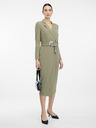Orsay Khaki dámské midi šaty ORSAY