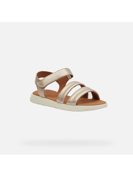 Geox Zlaté dámské sandály Geox Dandra
