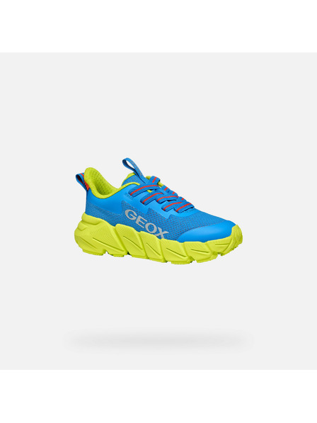 Geox Modré chlapecké tenisky Geox Flexyper Fast
