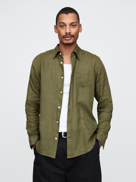 GAP Lněná košile Classic Shirt GAP