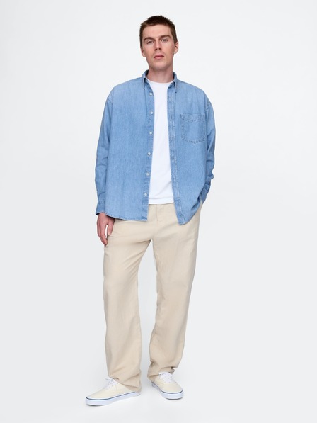 GAP Oversize džínová košile Big Shirt Americana GAP