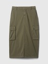 GAP Midi sukně s kapsami Utility Cargo GAP