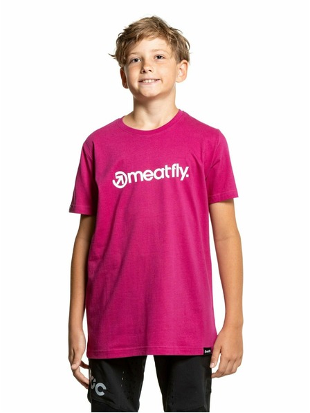 Meatfly Meatfly dětské tričko Bart Magenta | Růžová | Velikost 158 | 100% bavlna