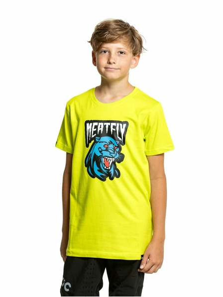 Meatfly Meatfly dětské tričko Panther Safety Yellow | Žlutá | Velikost 146 | 100% bavlna