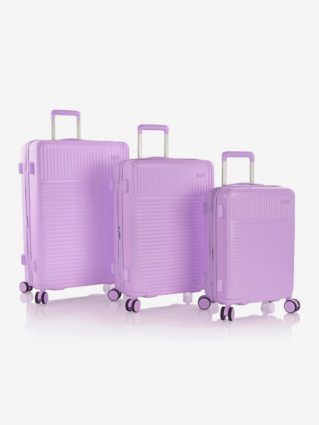 Heys Sada tří cestovních kufrů ve fialové barvě Heys Pastel S,M,L