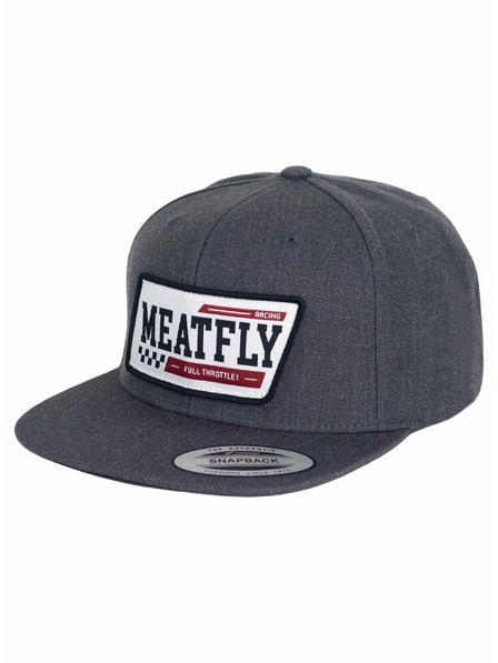 Meatfly Meatfly kšiltovka Hornet Snapback Racing Dark Grey | Šedá | Velikost