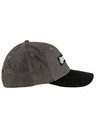 Meatfly Meatfly kšiltovka Wayne Flexfit Grey / Black Basic Logo | Černá | Velikost