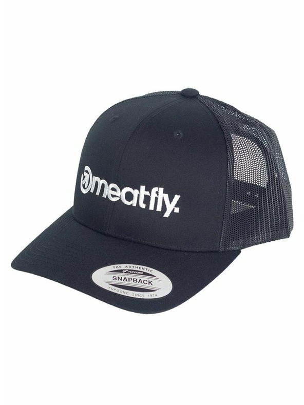 Meatfly Meatfly kšiltovka Logo Trucker B - Black | Černá | Velikost