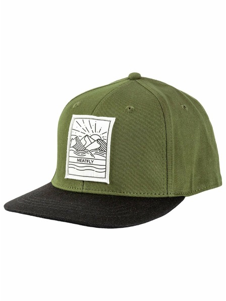 Meatfly Meatfly kšiltovka Tyler Snapback Sunny Olive / Black | Černá | Velikost