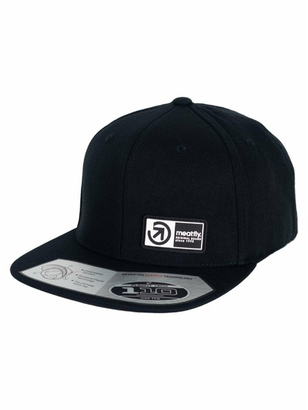 Meatfly Meatfly kšiltovka Gruman Premium Snapback Brand Black | Černá | Velikost