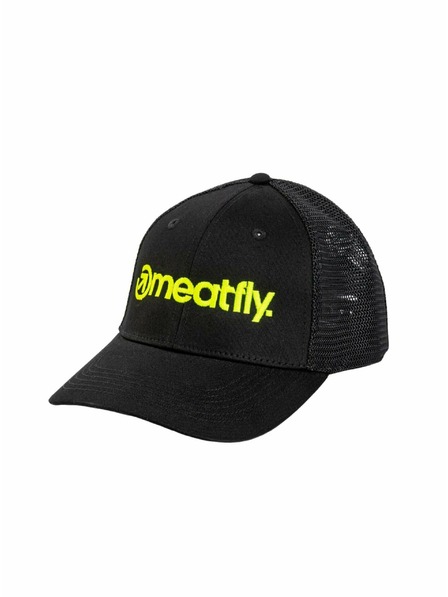 Meatfly Meatfly kšiltovka MF Logo Trucker Lime / Black | Černá | Velikost