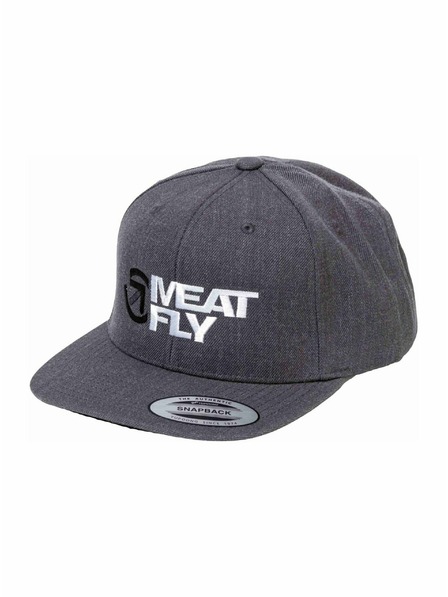 Meatfly Meatfly kšiltovka Ness Snapback Dark Grey | Šedá | Velikost