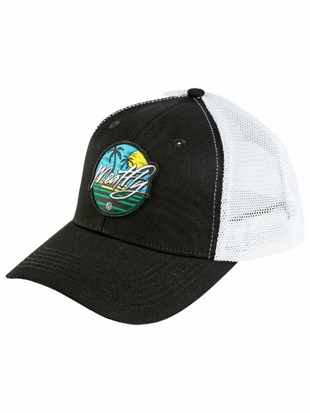 Meatfly Meatfly kšiltovka Caleb Trucker Beach White / Black | Bílá | Velikost