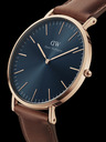 Daniel Wellington Tmavě hnědé pánské kožené hodinky Daniel Wellington CLASSIC