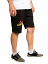Meatfly Meatfly pánské teplákové kraťasy Big Shock Black | Černá | Velikost