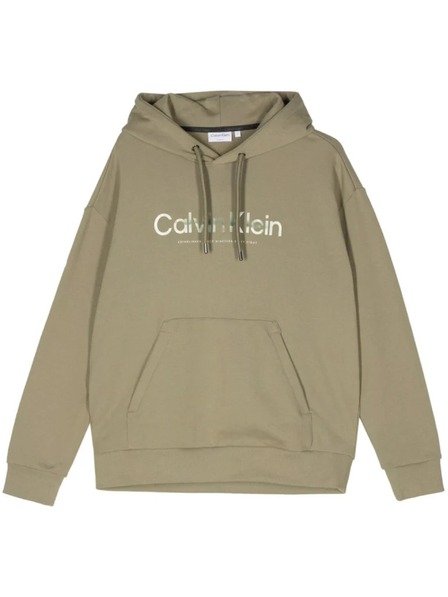 Calvin Klein Pánska zelená mikina s kapucňou Calvin Klein Diffused