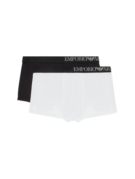 Emporio Armani Pánské boxerky 2 Pack Emporio armani Nero/Bianco