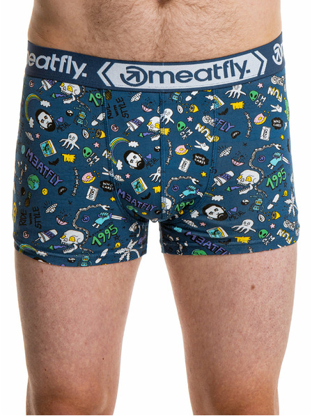 Meatfly Meatfly pánské boxerky Balboa Boxershorts Double Pack Jamm | Žlutá | Velikost