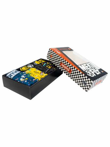 Meatfly Meatfly pánské boxerky Balboa Boxershorts Tools/Jamm Gift Pack | Černá | Velikost
