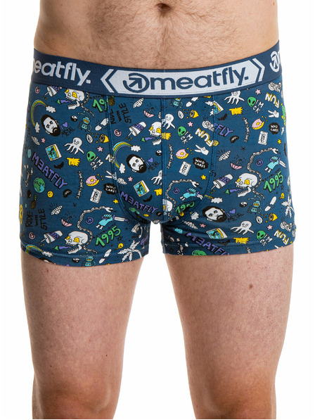 Meatfly Meatfly pánské boxerky Balboa Boxershorts Tools/Jamm Gift Pack | Černá | Velikost