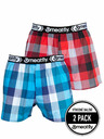 Meatfly Meatfly pánské boxerky Gigi Blue / Red | Modrá | Velikost