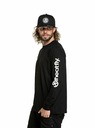 Meatfly Meatfly pánské tričko s dlouhým rukávem Judgement Logo Black | Černá | Velikost